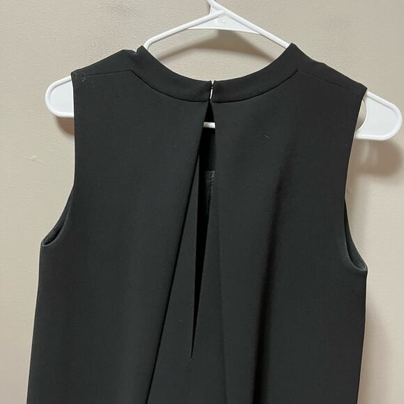 Vince Sleeveless Silk Blend Shift Dress Black‎ size 4 Business Career - Picture 5 of 9